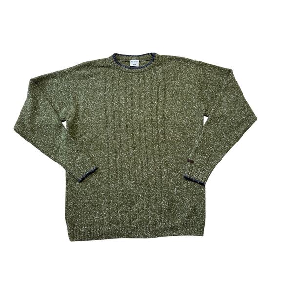 COLUMBIA Crewneck; Cotton blend sweater; SO SOFT!! Size XL; Green - Picture 1 of 11